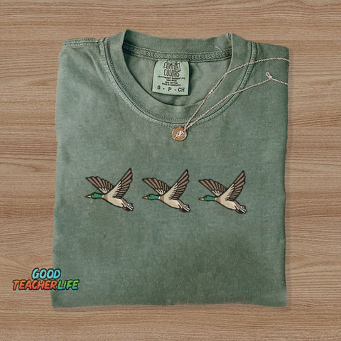 Embroidered Duck T-shirt