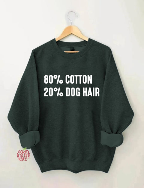 80% Cotton 20% Dog Hair Sweatshirt