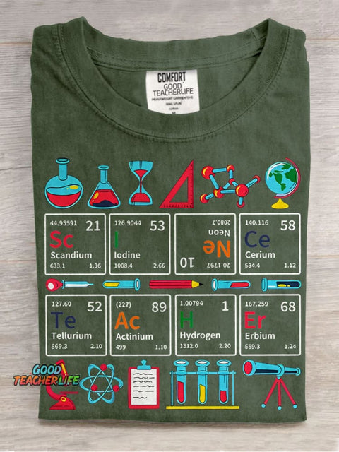 Teaching Science Science Teacher Casual Print T-shirt