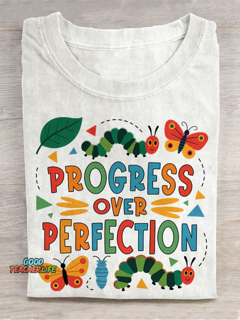 Special Education Teacher Neurodiversity Mental Health Casual Print T-shirt