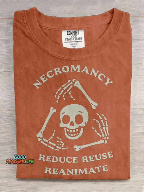 Reduce, Reuse, Reanimate Casual Print T-shirt