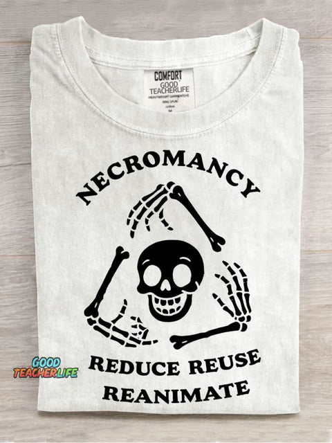 Reduce, Reuse, Reanimate Casual Print T-shirt