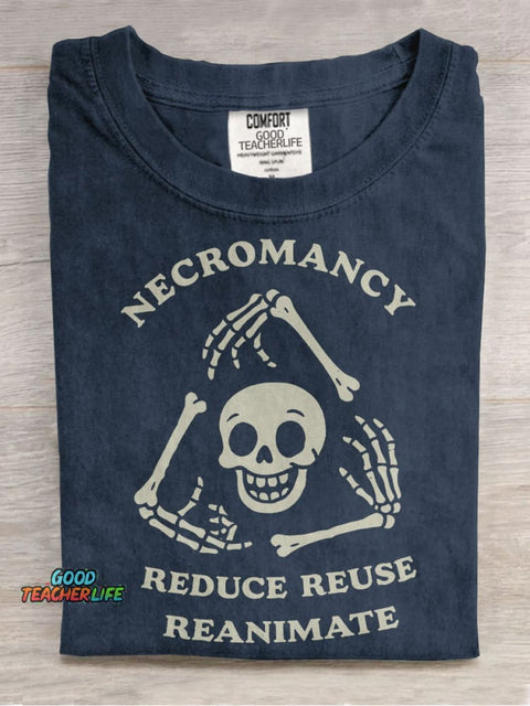 Reduce, Reuse, Reanimate Casual Print T-shirt