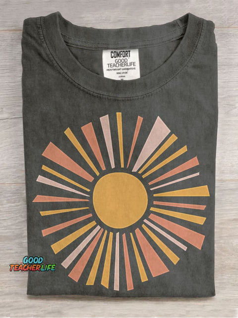 Sunshine Casual Print T-shirt