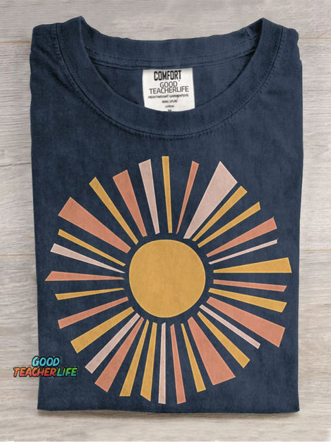 Sunshine Casual Print T-shirt