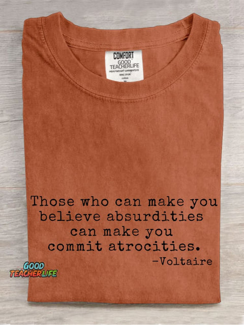 Political Protest Government Protest Casual Print T-shirt