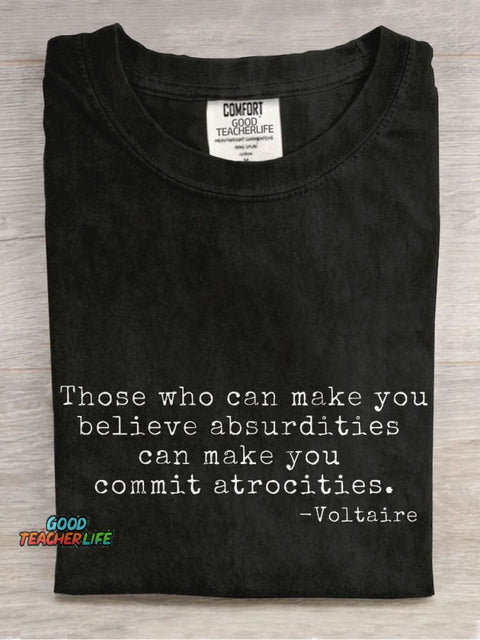 Political Protest Government Protest Casual Print T-shirt