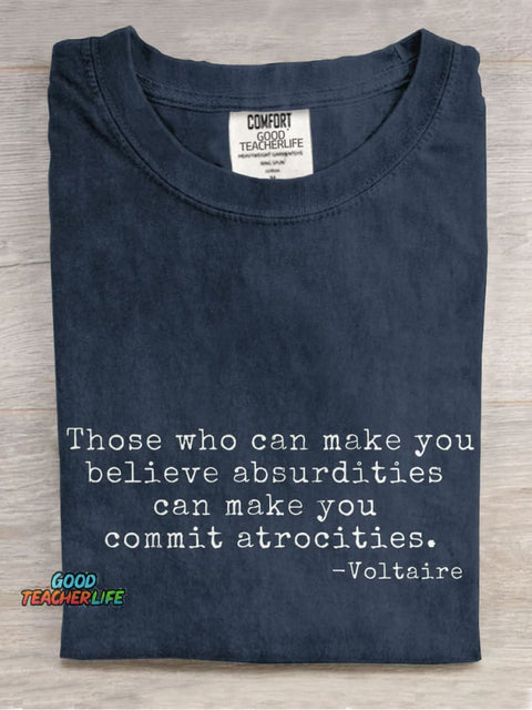 Political Protest Government Protest Casual Print T-shirt