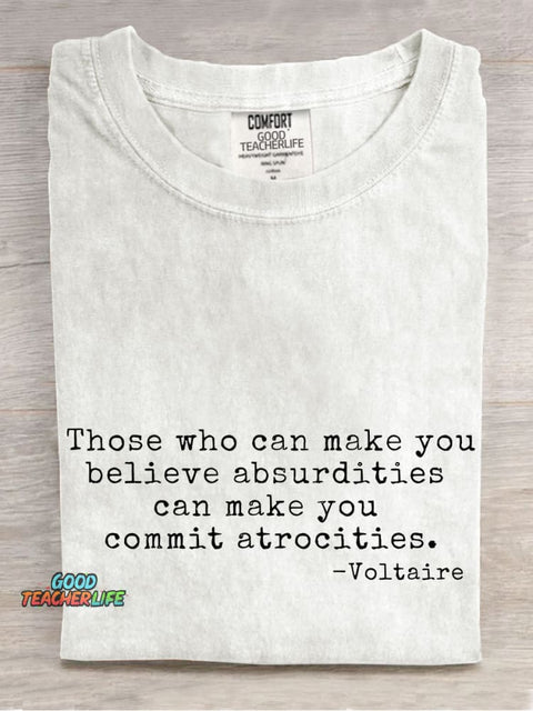 Political Protest Government Protest Casual Print T-shirt