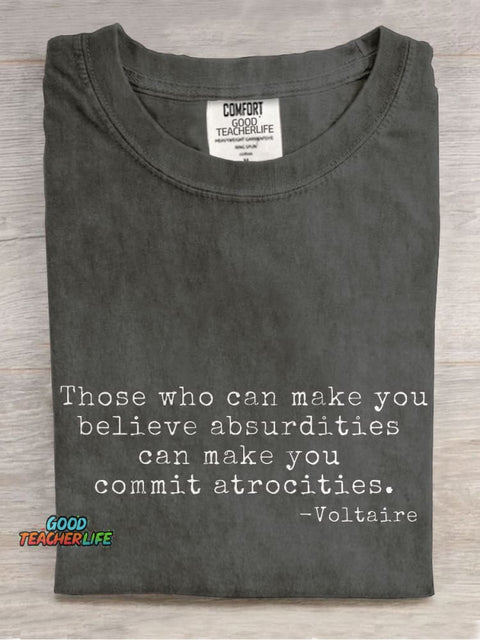 Political Protest Government Protest Casual Print T-shirt