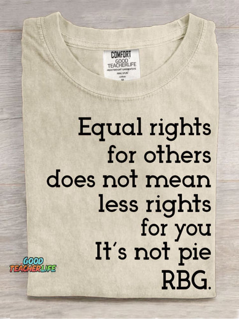 Equal Rights Casual Print T-shirt
