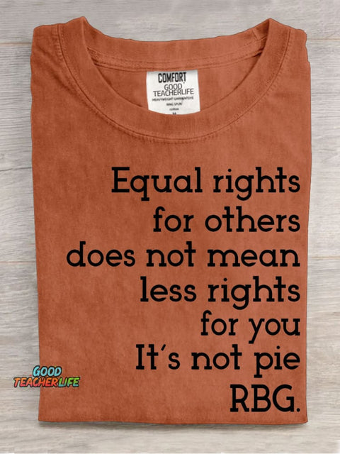 Equal Rights Casual Print T-shirt