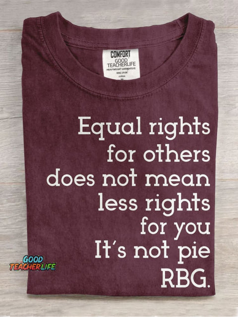 Equal Rights Casual Print T-shirt