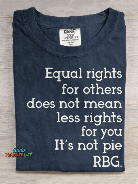 Equal Rights Casual Print T-shirt