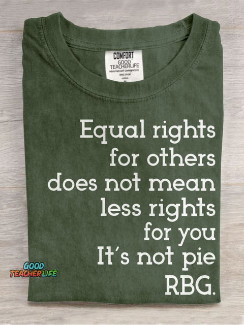 Equal Rights Casual Print T-shirt