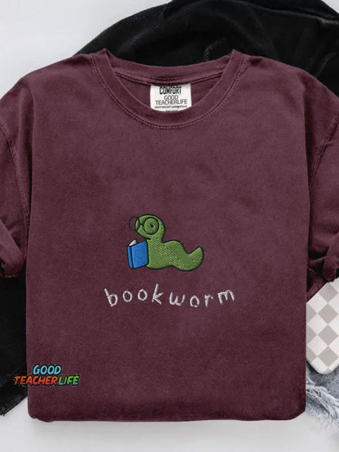 Bookworm Cute Bookish Casual Print T-shirt