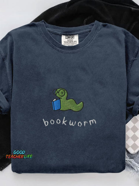 Bookworm Cute Bookish Casual Print T-shirt