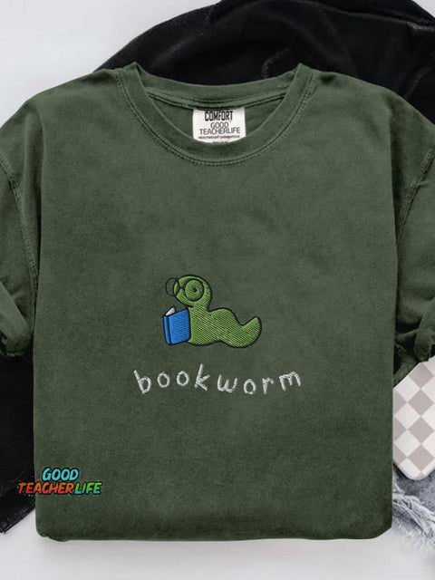 Bookworm Cute Bookish Casual Print T-shirt