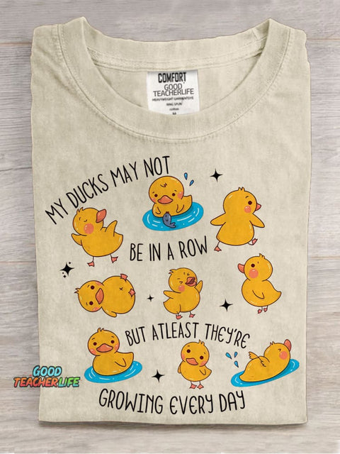 Daycare Teacher Early Childhood Education Teacher Casual Print T-shirt