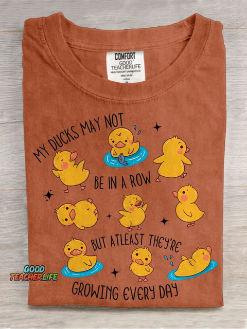 Daycare Teacher Early Childhood Education Teacher Casual Print T-shirt