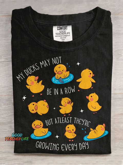 Daycare Teacher Early Childhood Education Teacher Casual Print T-shirt