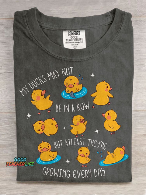 Daycare Teacher Early Childhood Education Teacher Casual Print T-shirt