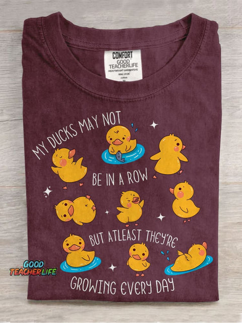 Daycare Teacher Early Childhood Education Teacher Casual Print T-shirt