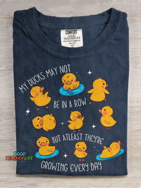 Daycare Teacher Early Childhood Education Teacher Casual Print T-shirt