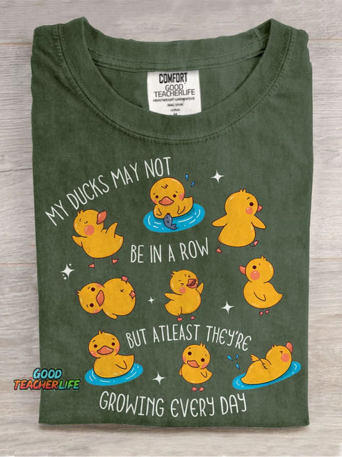Daycare Teacher Early Childhood Education Teacher Casual Print T-shirt