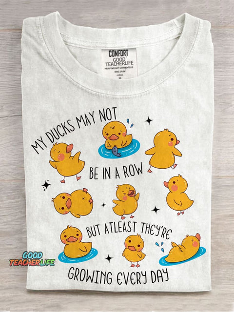 Daycare Teacher Early Childhood Education Teacher Casual Print T-shirt