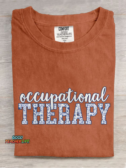 Occupational Therapy Special Education Casual Print T-shirt