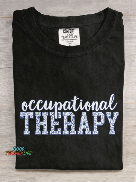 Occupational Therapy Special Education Casual Print T-shirt
