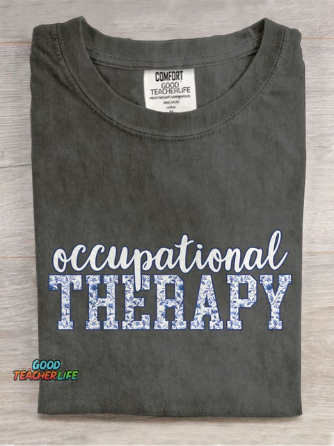 Occupational Therapy Special Education Casual Print T-shirt