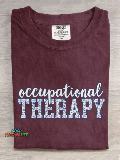Occupational Therapy Special Education Casual Print T-shirt