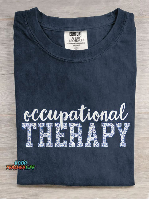 Occupational Therapy Special Education Casual Print T-shirt