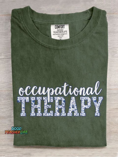 Occupational Therapy Special Education Casual Print T-shirt