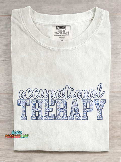 Occupational Therapy Special Education Casual Print T-shirt