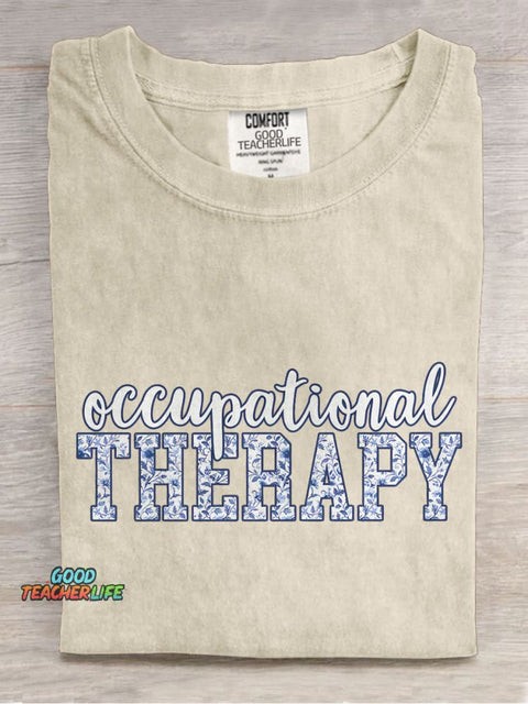 Occupational Therapy Special Education Casual Print T-shirt