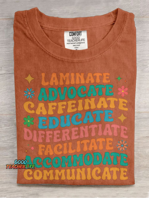 Special Education Teacher Casual Print T-shirt