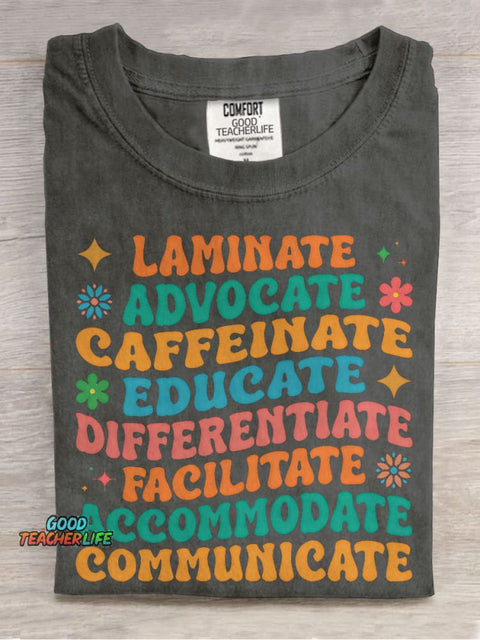 Special Education Teacher Casual Print T-shirt