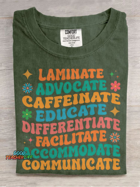 Special Education Teacher Casual Print T-shirt