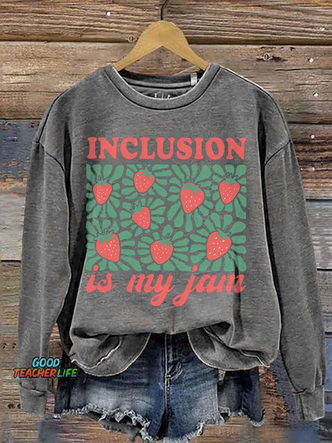 Special Education Teacher Neurodiversity Print Casual Sweatshirt