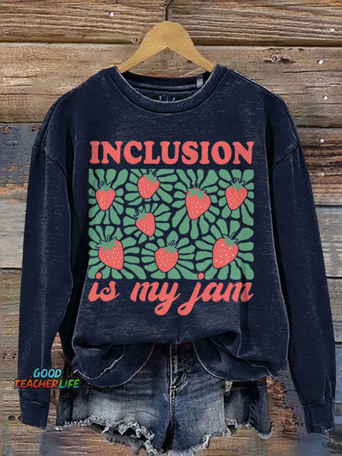 Special Education Teacher Neurodiversity Print Casual Sweatshirt