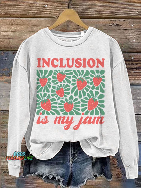 Special Education Teacher Neurodiversity Print Casual Sweatshirt