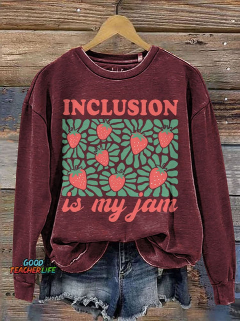 Special Education Teacher Neurodiversity Print Casual Sweatshirt