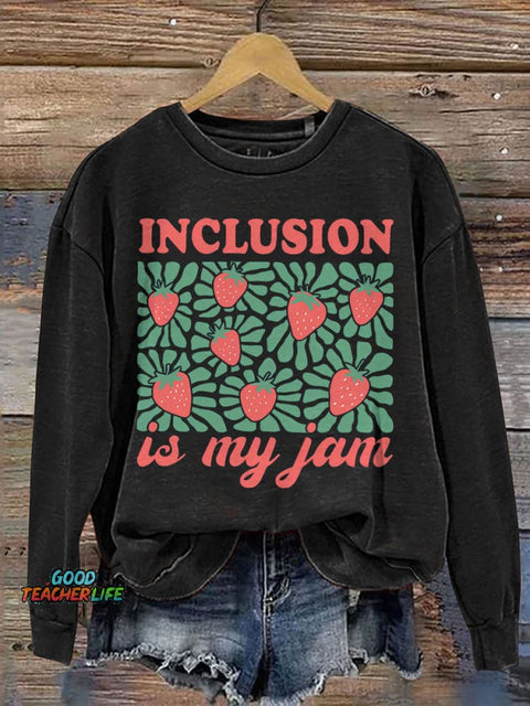 Special Education Teacher Neurodiversity Print Casual Sweatshirt