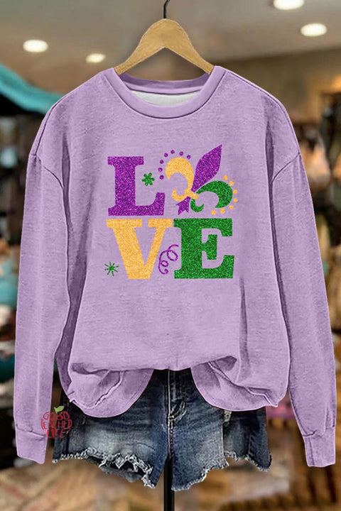 Classic Mardi Gras Sweatshirt