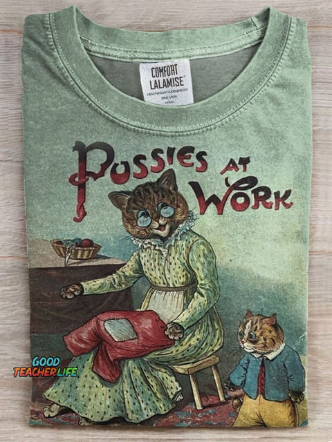 Pussies at Work T-shirt