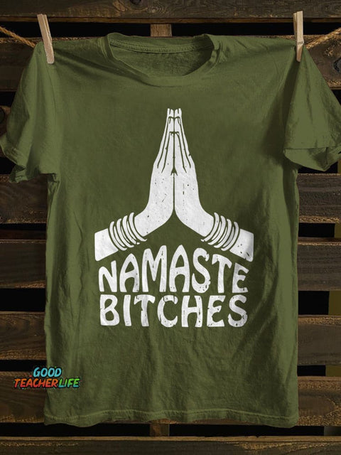Teecade Namaste Bitches T-shirt