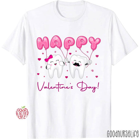 Happy Valentine's Day Dental Nurse T-Shirt